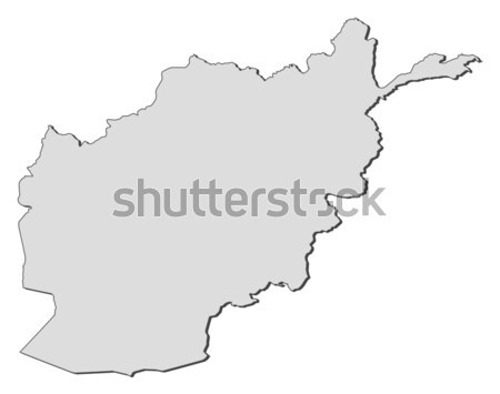 Mapa Afeganistão político vários abstrato mundo Foto stock © Schwabenblitz