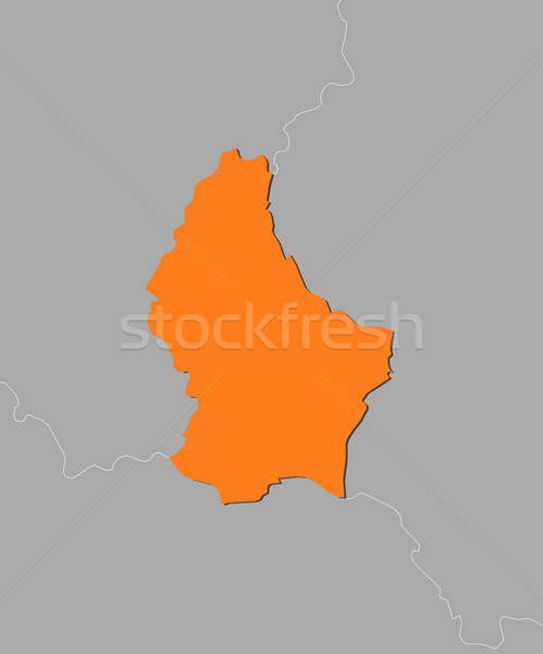 Map of Luxembourg Stock photo © Schwabenblitz