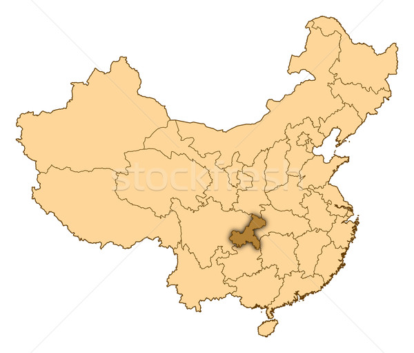Foto d'archivio: Mappa · Cina · abstract · sfondo · comunicazione · nero