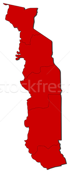 Map - Togo Stock photo © Schwabenblitz
