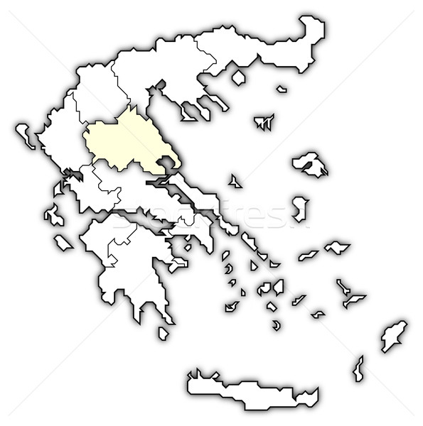 Foto stock: Mapa · Grécia · político · vários · abstrato · fundo