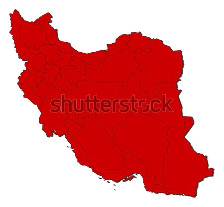 Map of Iran Stock photo © Schwabenblitz