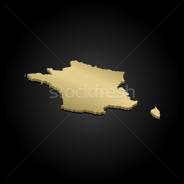 Stock photo: Map of France