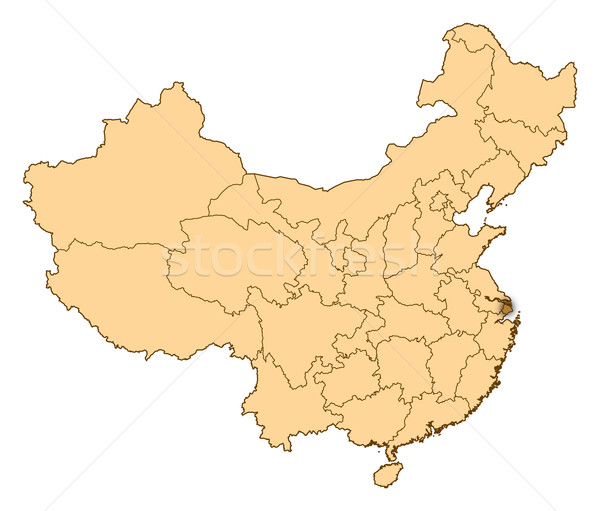 Mappa Cina Shanghai abstract sfondo comunicazione Foto d'archivio © Schwabenblitz