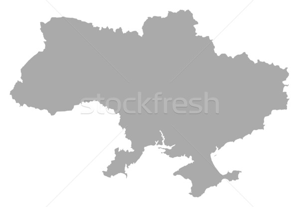 Map of Ukraine Stock photo © Schwabenblitz