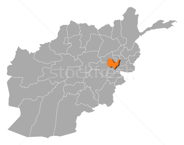 ストックフォト: 地図 · アフガニスタン · 政治的 · いくつかの · 世界中 · 抽象的な