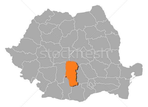 Mapa Rumania político resumen fondo Foto stock © Schwabenblitz