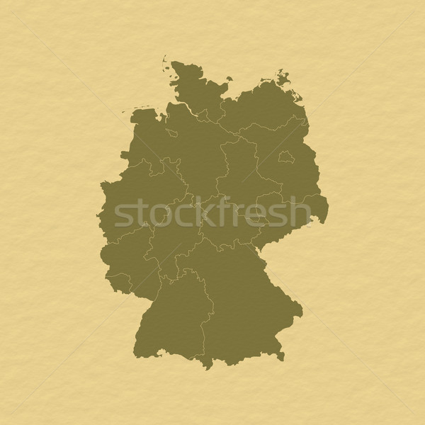 Map of Germany Stock photo © Schwabenblitz