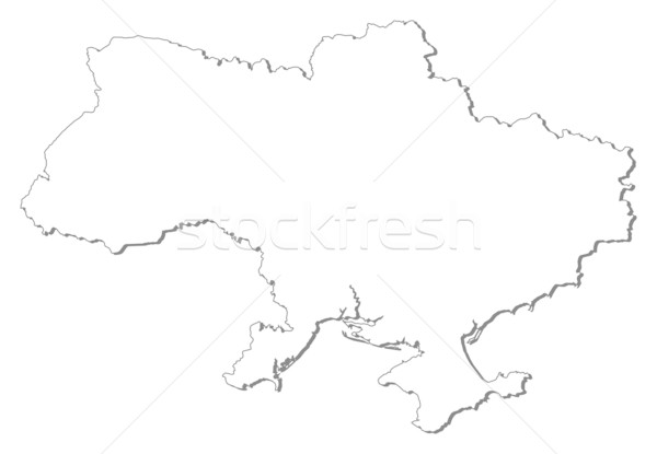 Map of Ukraine Stock photo © Schwabenblitz