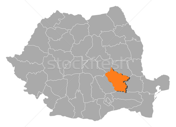 Mapa Rumania político resumen fondo Foto stock © Schwabenblitz