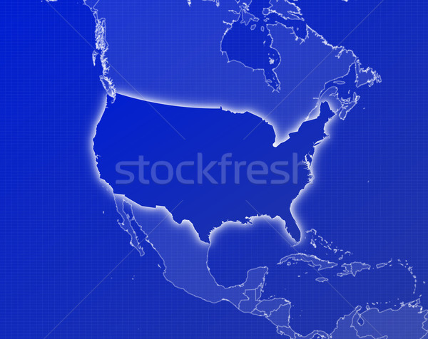 Map of the United States Stock photo © Schwabenblitz
