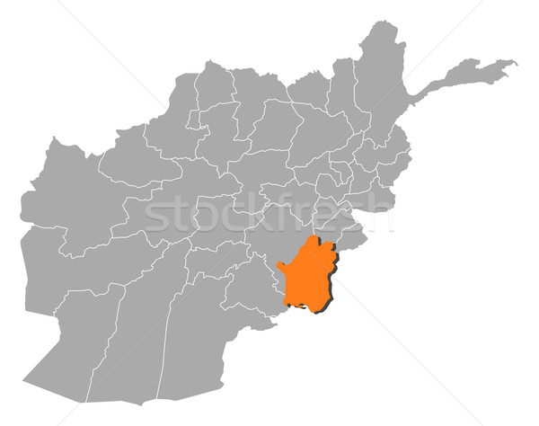 ストックフォト: 地図 · アフガニスタン · 政治的 · いくつかの · 世界中 · 抽象的な