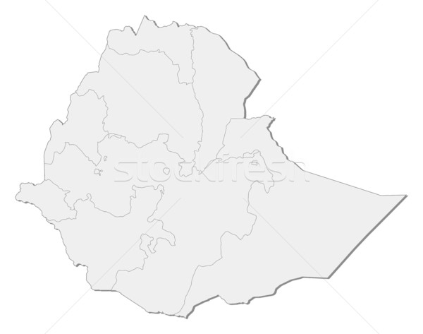 Map - Ethiopia Stock photo © Schwabenblitz