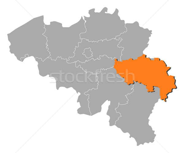 Map of Belgium, Li Stock photo © Schwabenblitz