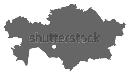 Map of Kazakhstan Stock photo © Schwabenblitz