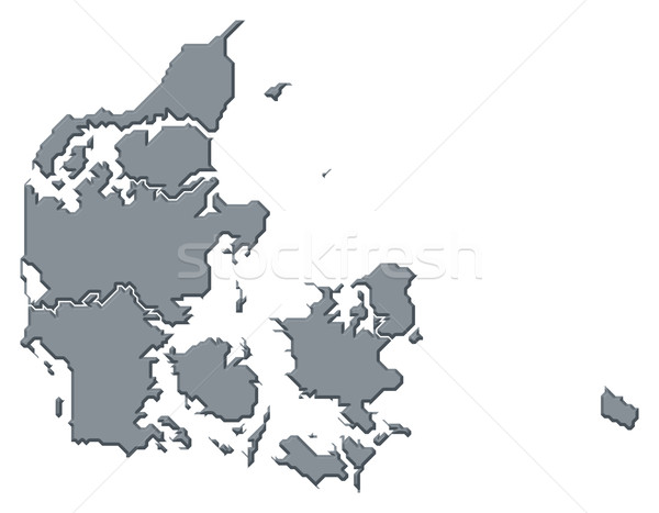 Foto stock: Mapa · político · vários · regiões · abstrato · fundo