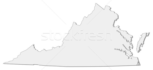 Stock fotó: Térkép · Virginia · Egyesült · Államok · absztrakt · háttér · kommunikáció