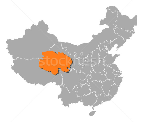Stock foto: Karte · China · politischen · mehrere · Welt · abstrakten