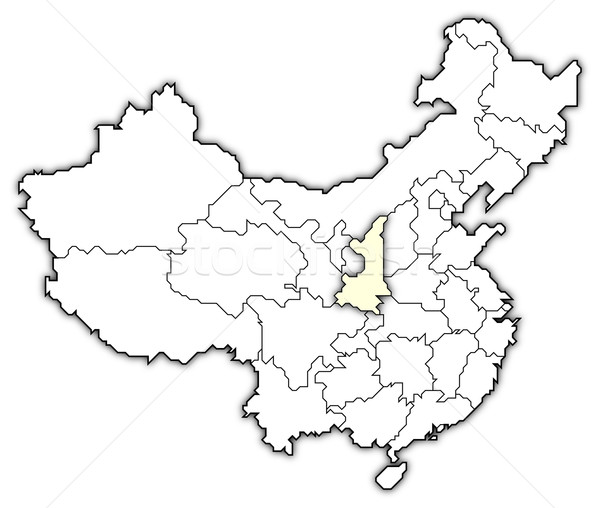 Mapa China político vários abstrato fundo Foto stock © Schwabenblitz