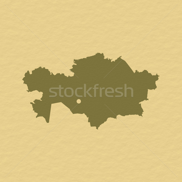 Map of Kazakhstan Stock photo © Schwabenblitz