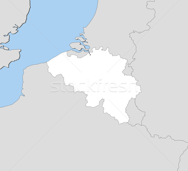 Map of Belgium Stock photo © Schwabenblitz