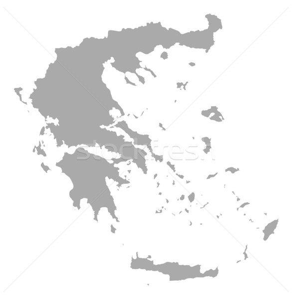 Map of Greece Stock photo © Schwabenblitz