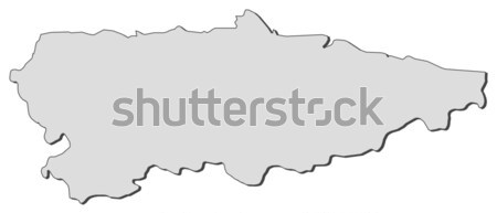 Map of Asturias (Spain) Stock photo © Schwabenblitz