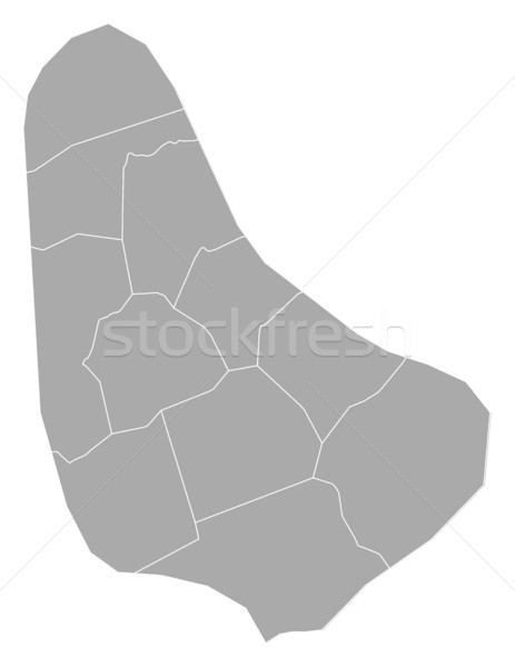 Foto stock: Mapa · Barbados · escuro · abstrato · comunicação · silhueta