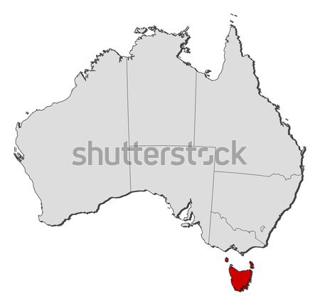 Map of Australia Stock photo © Schwabenblitz