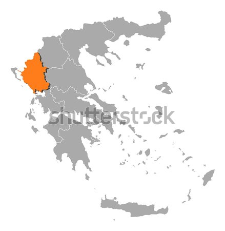 Map of Greece Stock photo © Schwabenblitz