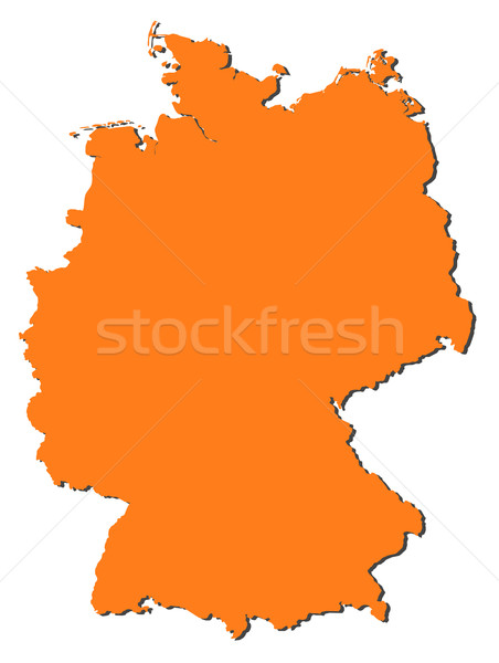 Map of Germany Stock photo © Schwabenblitz