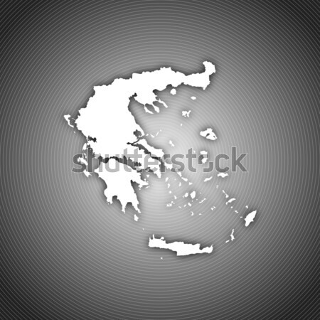 Stock fotó: Térkép · Görögország · politikai · néhány · absztrakt · világ