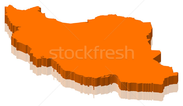 Map of Iran Stock photo © Schwabenblitz