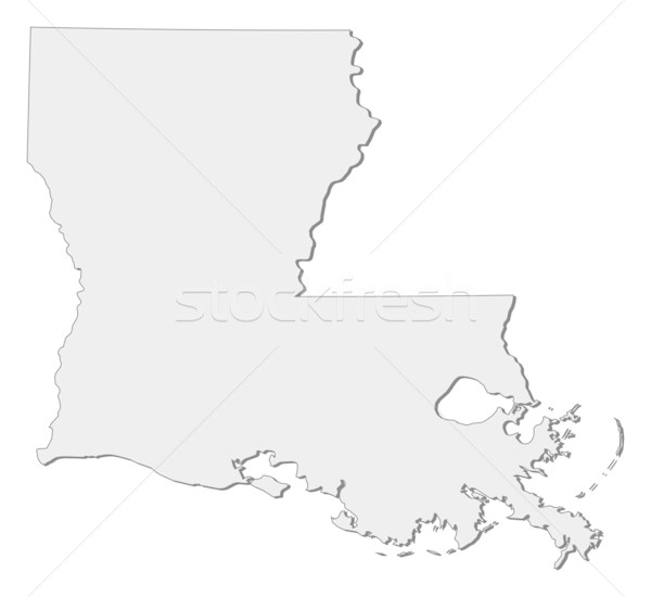 Imagine de stoc: Hartă · Louisiana · Statele · Unite · abstract · fundal · comunicare