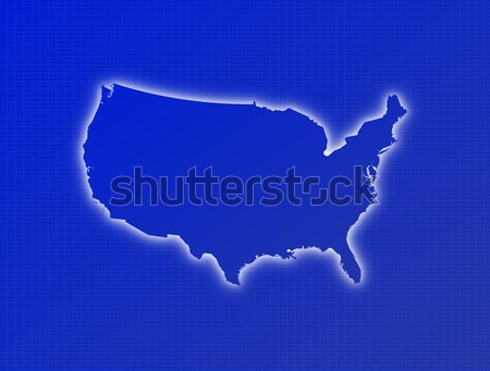 Foto stock: Mapa · Estados · Unidos · político · vários · abstrato · fundo