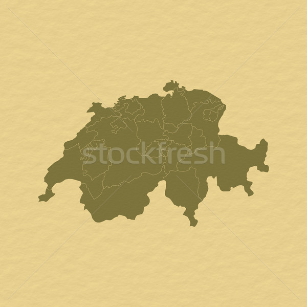 Map of Swizerland Stock photo © Schwabenblitz