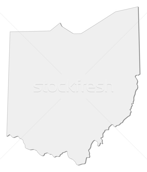 Karte Ohio Vereinigte Staaten abstrakten Hintergrund Kommunikation Stock foto © Schwabenblitz