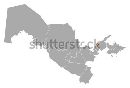 Mapa Afeganistão político vários abstrato mundo Foto stock © Schwabenblitz