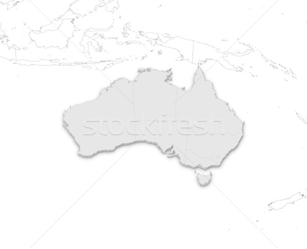 Map of Australia Stock photo © Schwabenblitz