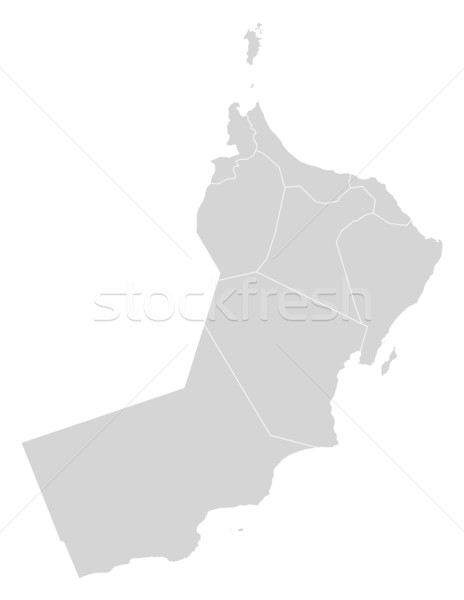 Map of Oman Stock photo © Schwabenblitz