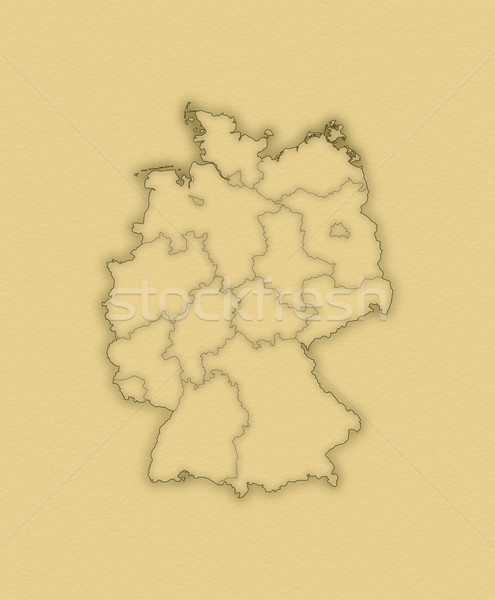 Stockfoto: Kaart · Duitsland · politiek · verscheidene · abstract · wereld