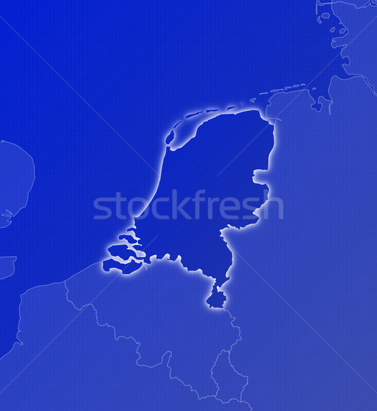 Stockfoto: Kaart · Nederland · politiek · verscheidene · abstract · achtergrond