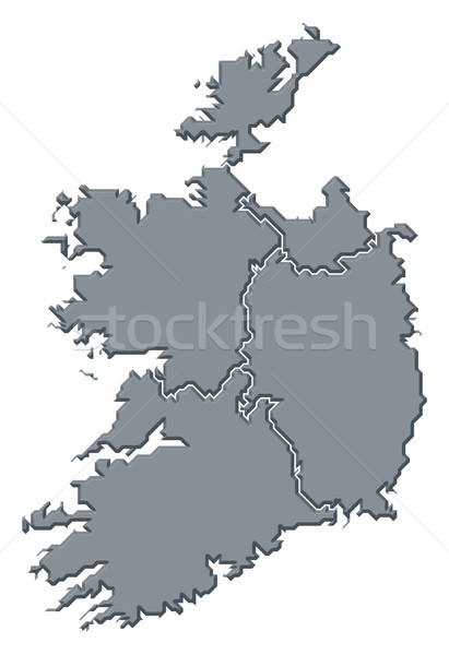 Mapa Irlanda político vários abstrato fundo Foto stock © Schwabenblitz