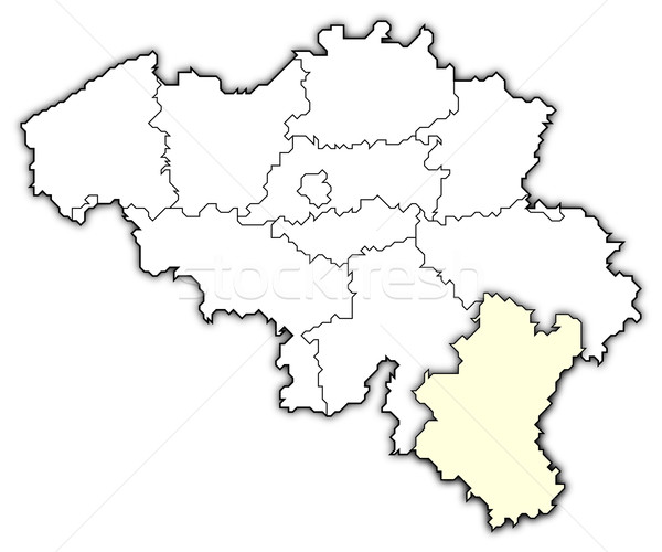 Mappa Belgio Lussemburgo politico parecchi abstract Foto d'archivio © Schwabenblitz