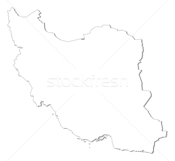 Map of Iran Stock photo © Schwabenblitz