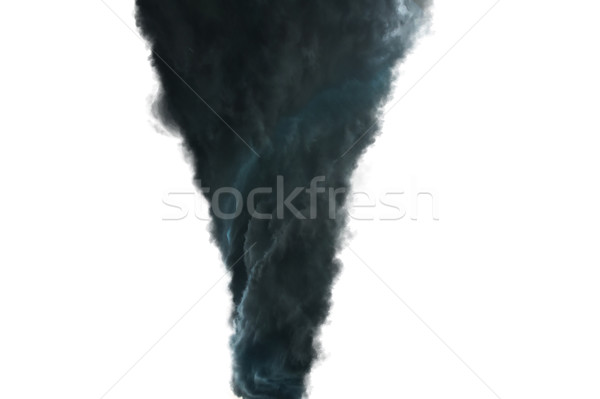 Dark Tornado on white background Stock photo © sdecoret