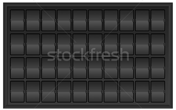 Airport billboard panel Stock photo © sdecoret