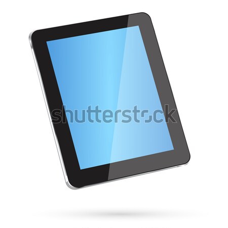 Moderna digital tableta negro blanco negocios Foto stock © sdecoret