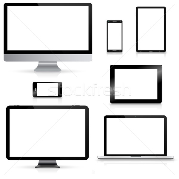 Modern digital tech device collection Stock photo © sdecoret