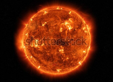 Güçlü güneş uzay görmek yanan Stok fotoğraf © sdecoret